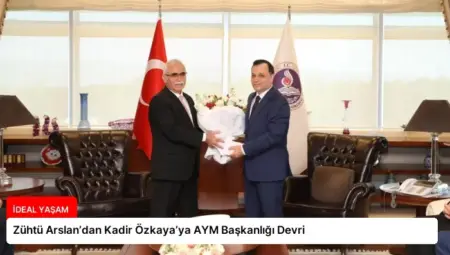 Zühtü Arslan’dan Kadir Özkaya’ya AYM Başkanlığı Devri