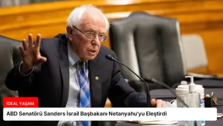 ABD Senatörü Sanders İsrail Başbakanı Netanyahu’yu Eleştirdi