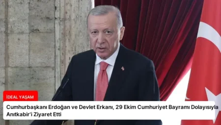 Cumhurbaşkanı Erdoğan ve Devlet Erkanı, 29 Ekim Cumhuriyet Bayramı Dolayısıyla Anıtkabir’i Ziyaret Etti