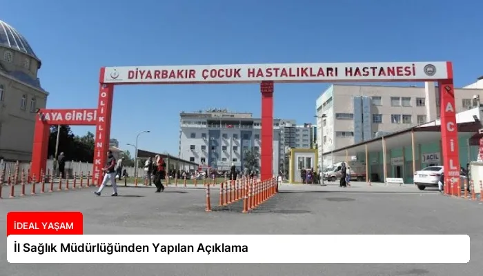 İl Sağlık Müdürlüğünden Yapılan Açıklama