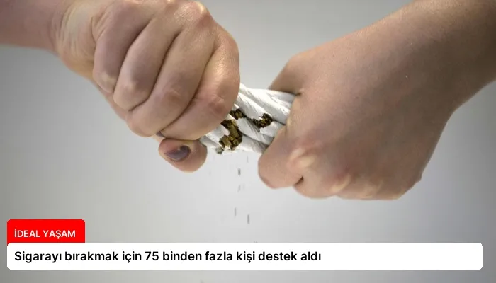 Sigarayı bırakmak için 75 binden fazla kişi destek aldı