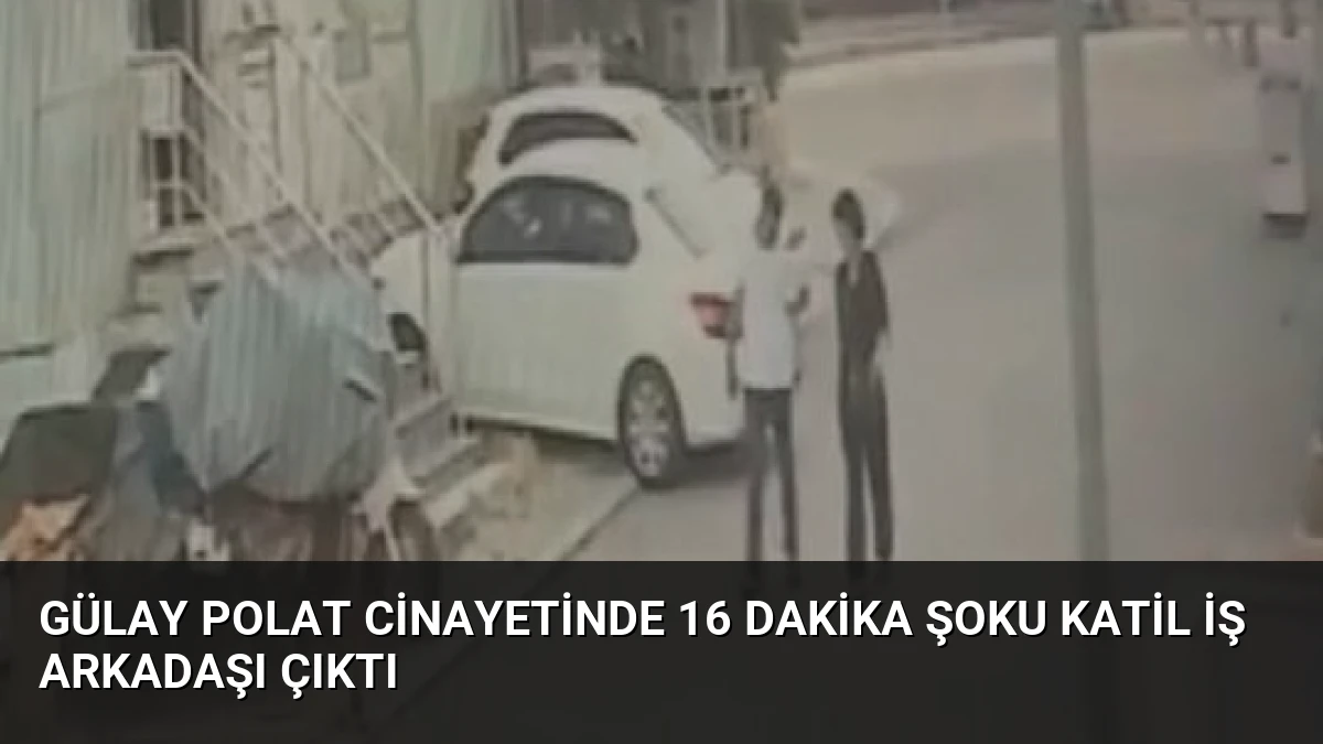 Gülay Polat cinayetinde 16 dakika şoku Katil iş arkadaşı çıktı