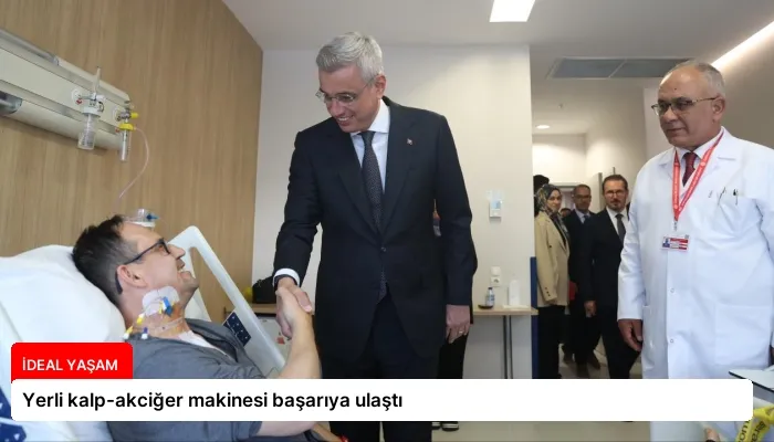 Yerli kalp-akciğer makinesi başarıya ulaştı