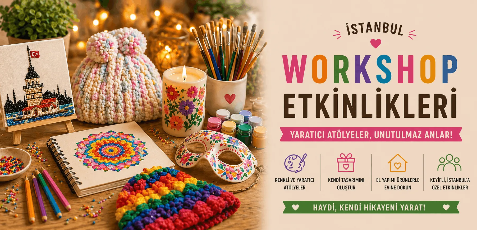 İstanbul Anadolu Yakası’nda Sanatla Sosyalleşmenin Yeni Adresi: Color Art Workshop