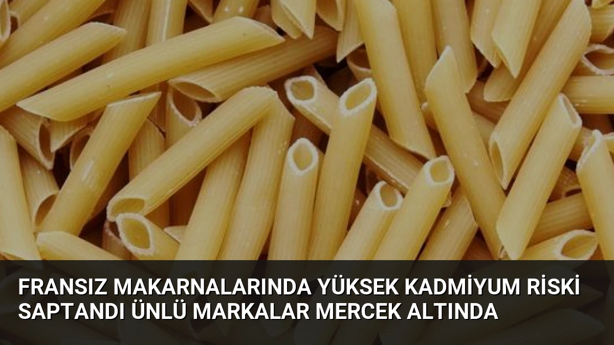 Fransız Makarnalarında Yüksek Kadmiyum Riski Saptandı Ünlü Markalar Mercek Altında