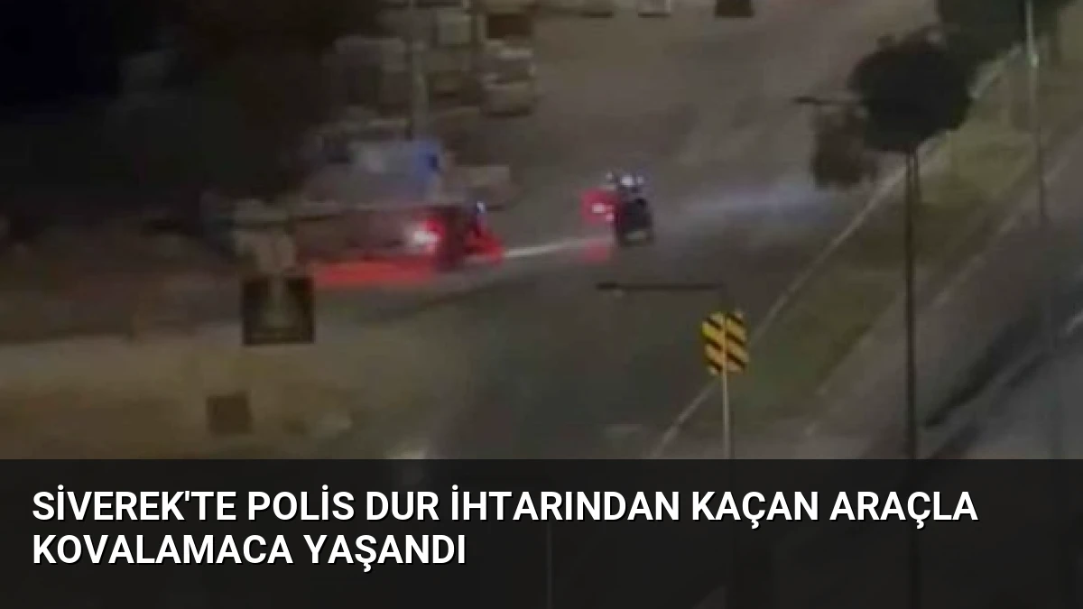 Siverek’te Polis Dur İhtarından Kaçan Araçla Kovalamaca Yaşandı