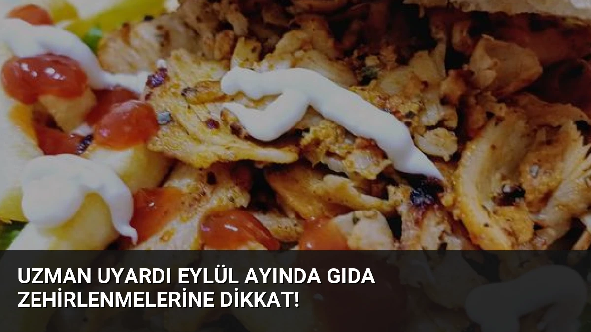 Uzman Uyardı Eylül Ayında Gıda Zehirlenmelerine Dikkat!