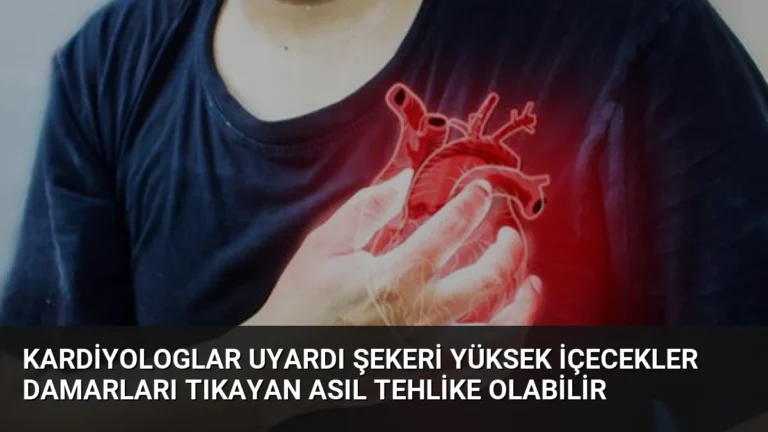 Kardiyologlar Uyardı Şekeri Yüksek İçecekler Damarları Tıkayan Asıl Tehlike Olabilir